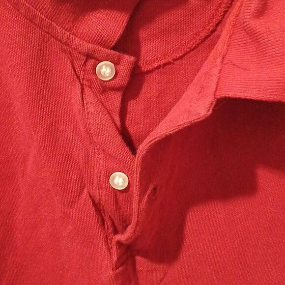 Basic Edition Red Short Sleeve Shirt - Picture 3 of 4